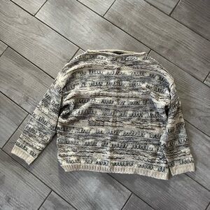 Striped/heather sweater